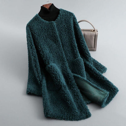 Luxurious Faux Fur Winter Coat