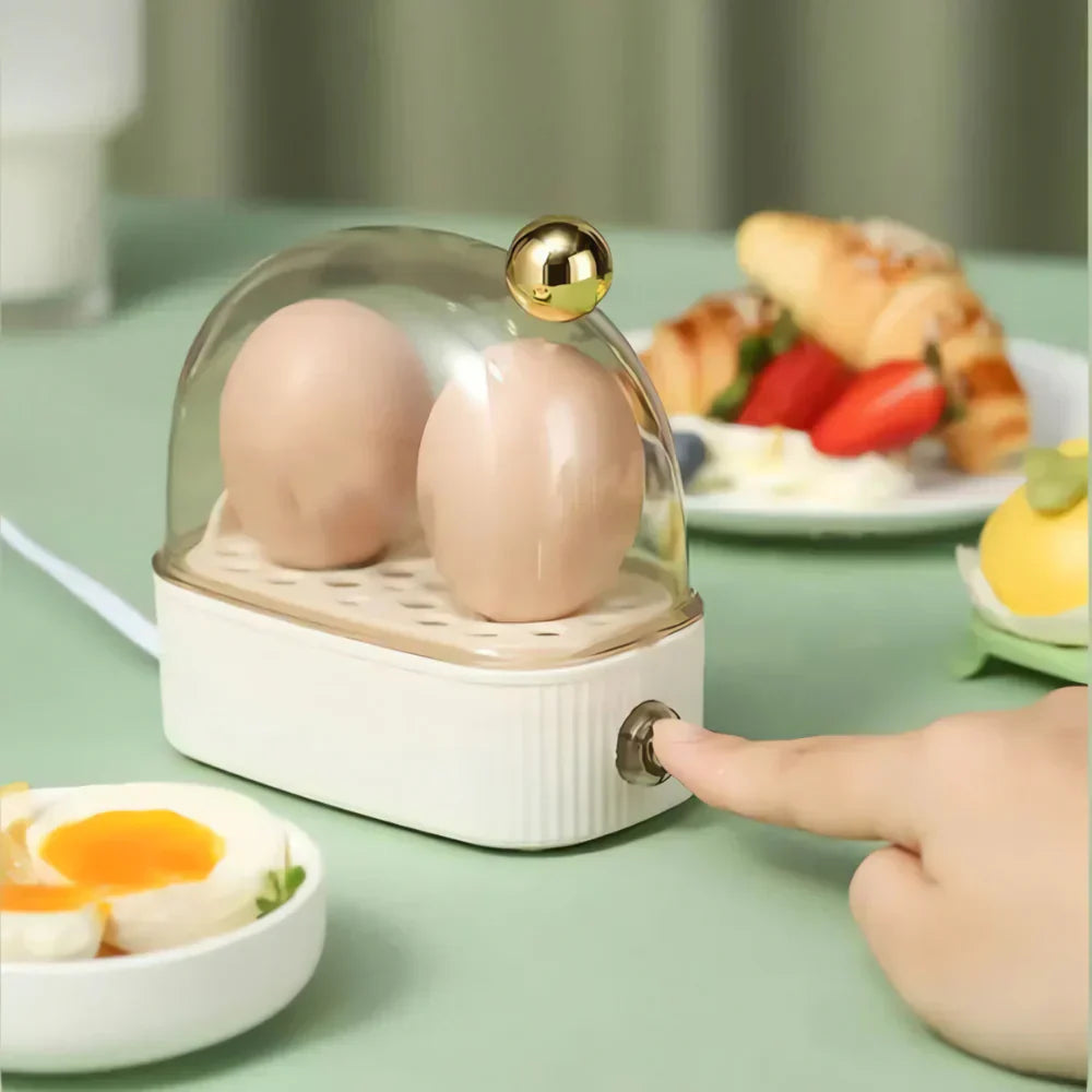 Electric Egg Cooker Stainless Steel Compact - VibreMode