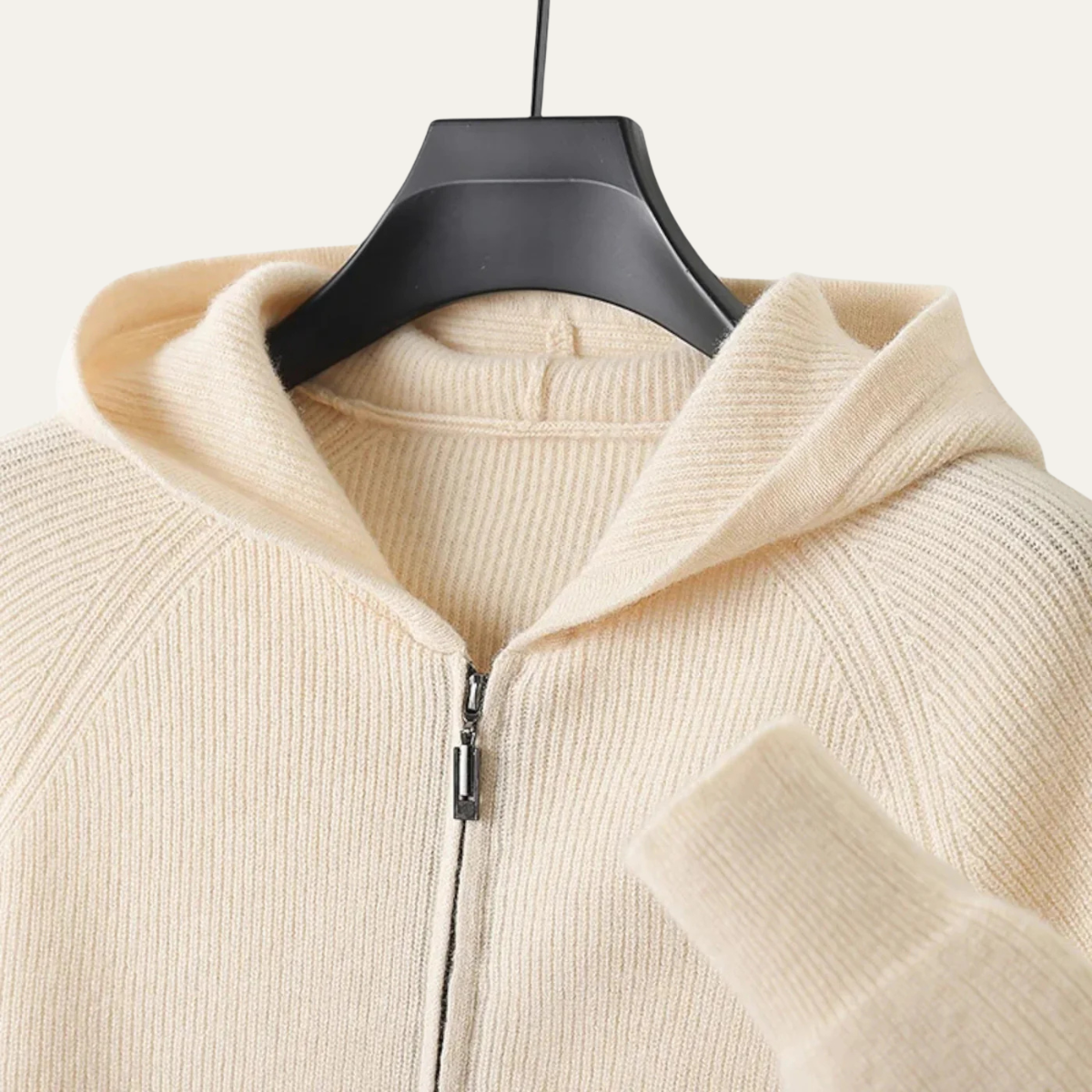 Men's Merino Wool Zipped Sweater Soft