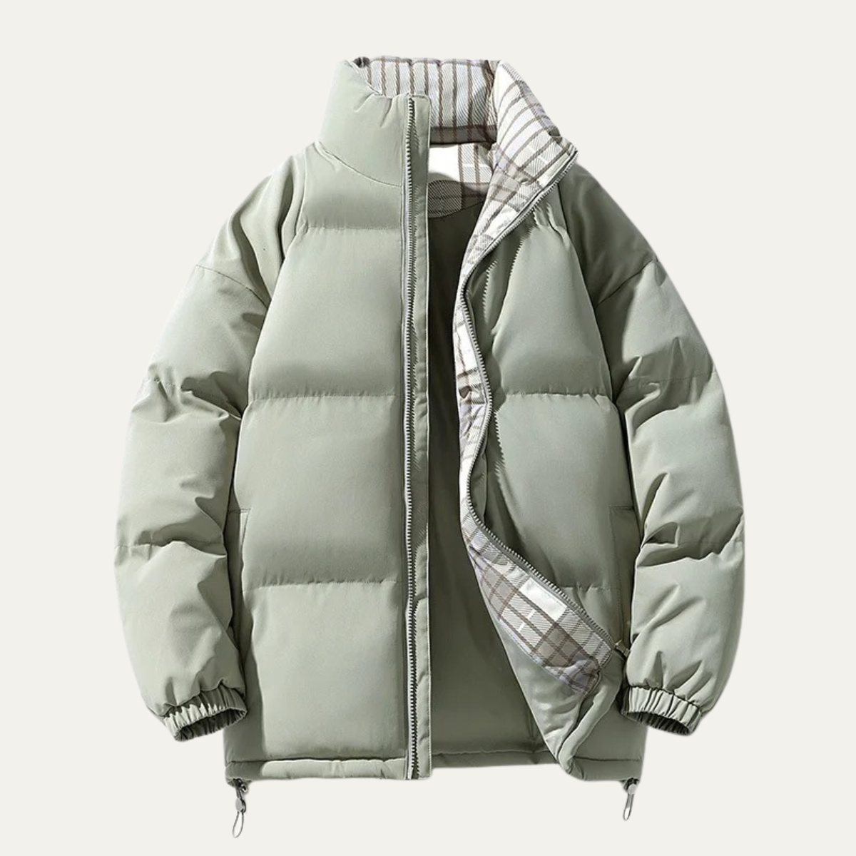 Men's Puffer Jacket Warm Stand Collar