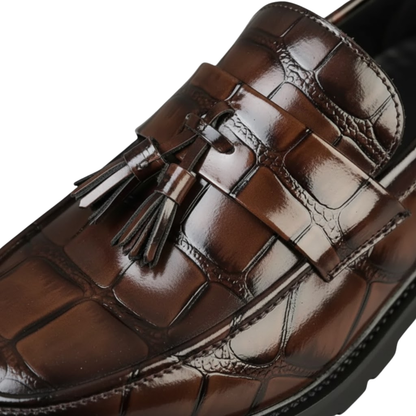 Classic Slip On Leather Loafer Shoes