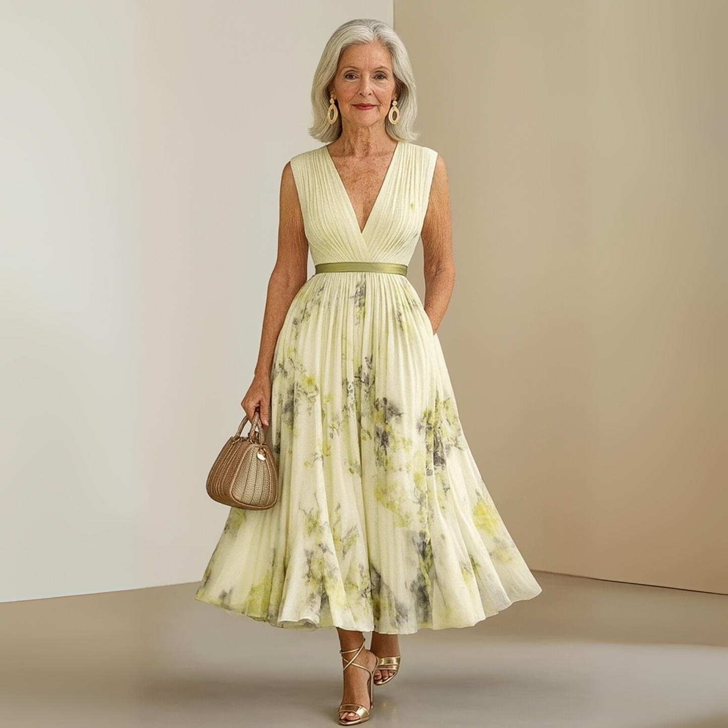 Loose Fit Strapless Beach Maxi Dress