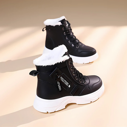Women's Lace Up Ankle Boots Lug Sole