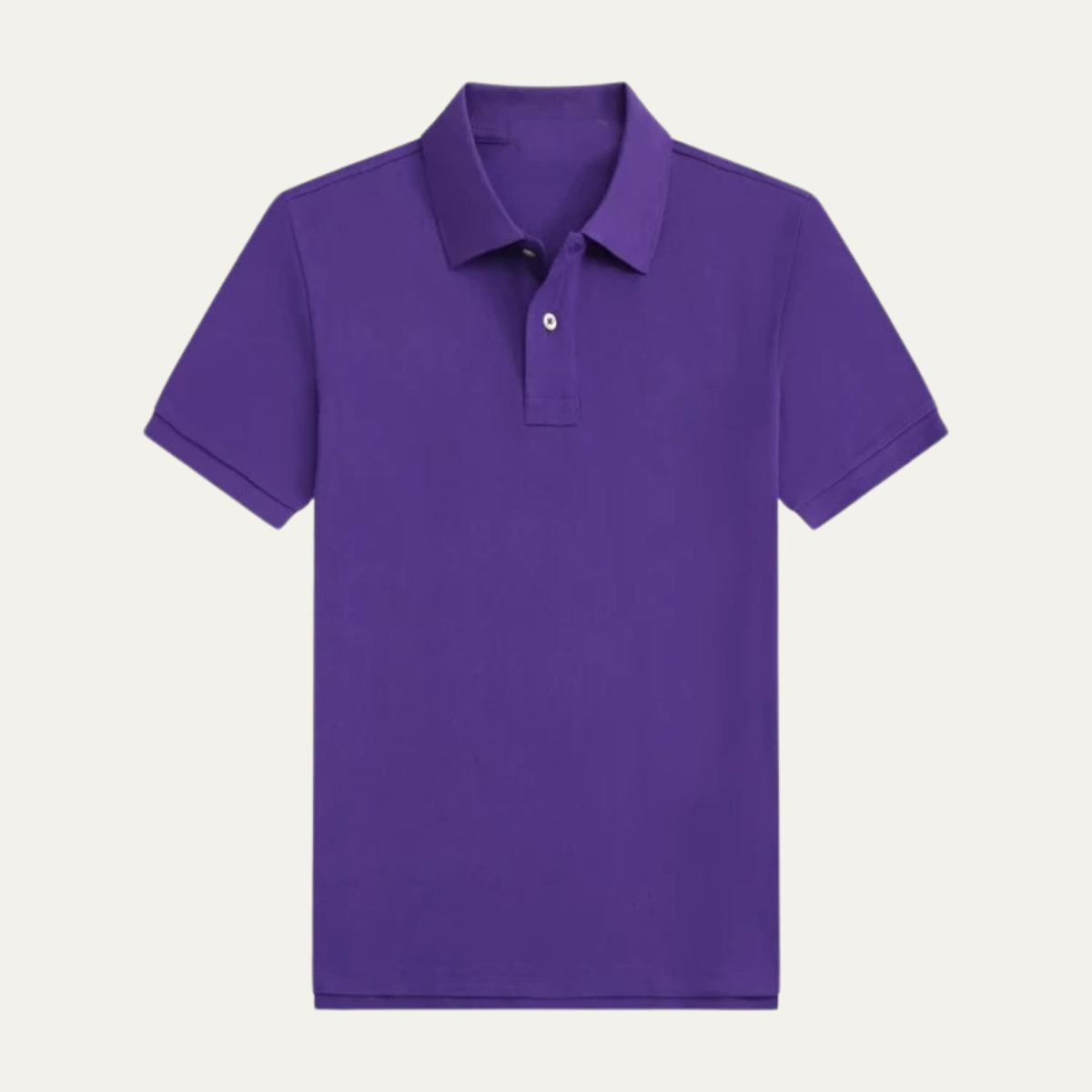 Vicenza Men's Polo Shirt Classic Fit Cotton Solid White