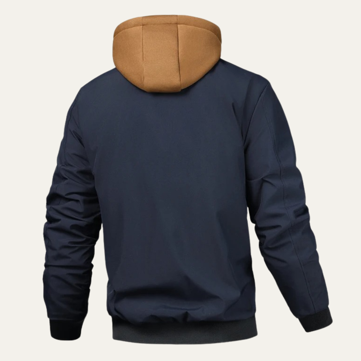 Men's Thick Fleece Bomber Hooded Jacket