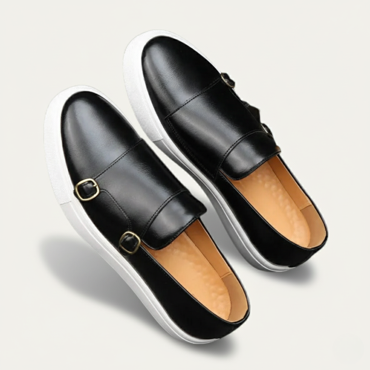 Men's Leather Loafers Modern Black