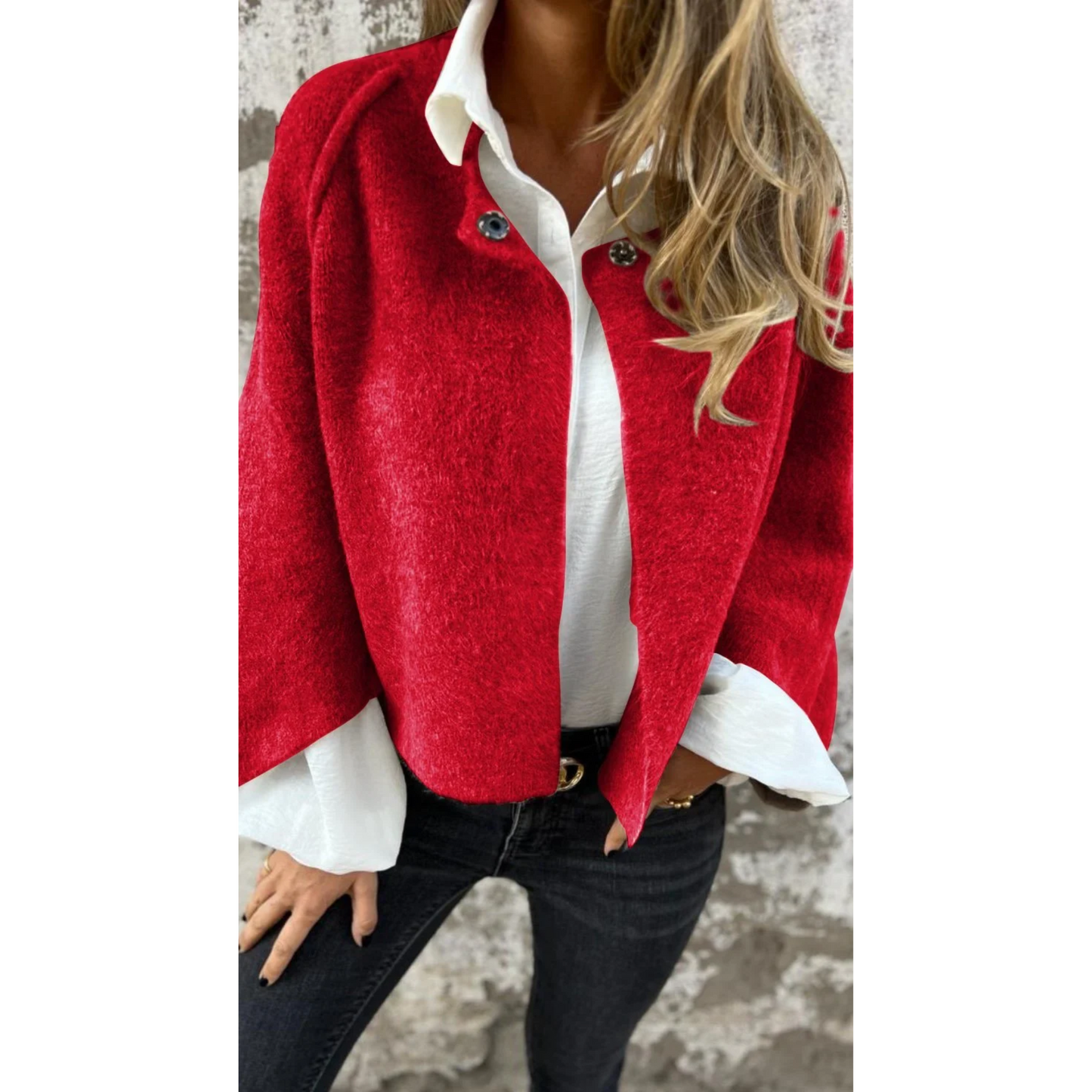 Women's Long Coat Structured Collar