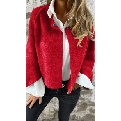 Women's Long Coat Structured Collar
