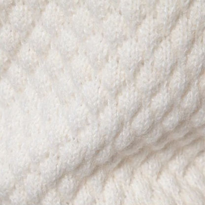 Men's Textured Knitted Turtleneck Sweater