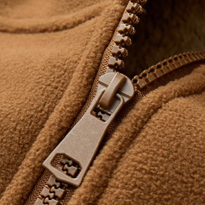Men's Soft Shell Fleece Hooded Jacket