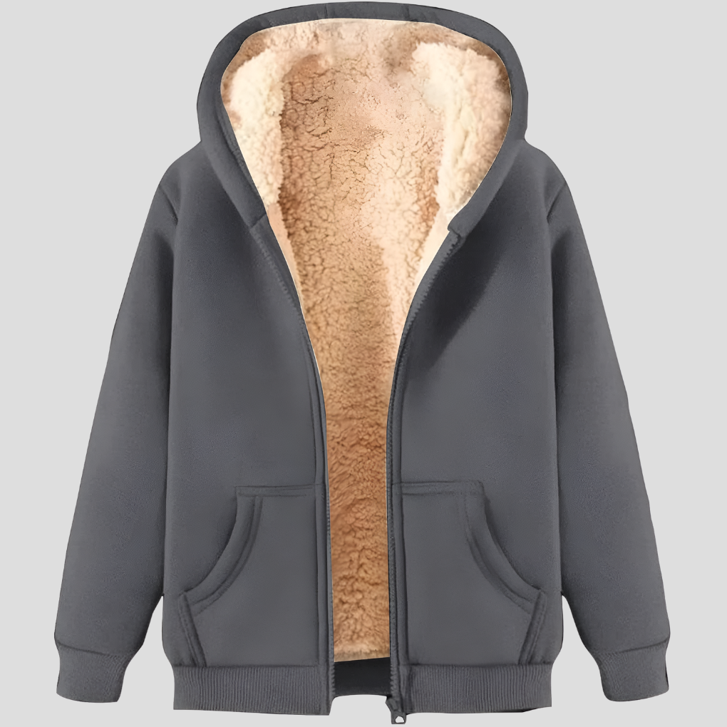 Men's Fleece Lined Winter Hoodie Jacket