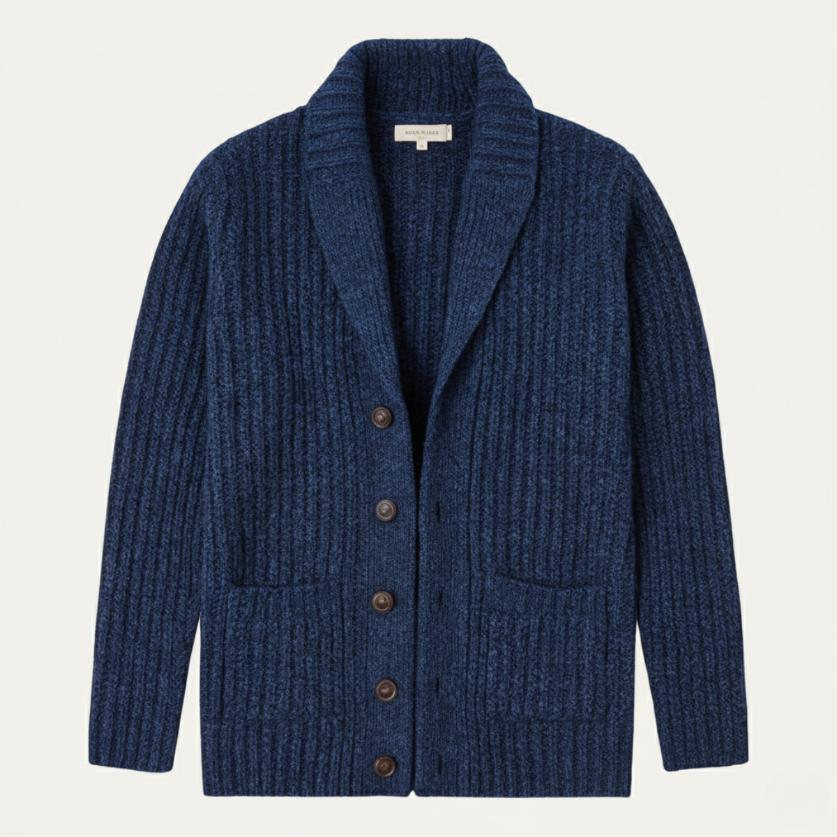 Montpellier Men's Knit Cardigan Shawl Collar Chunky
