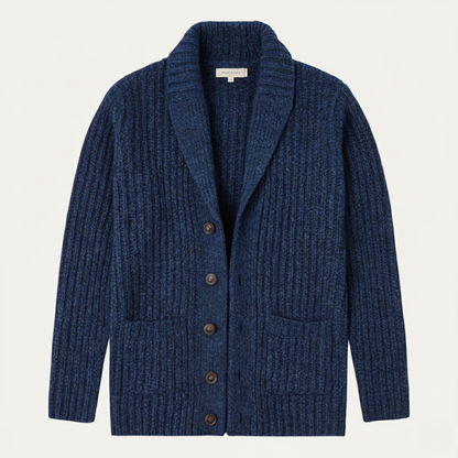 Montpellier Men's Knit Cardigan Shawl Collar Chunky