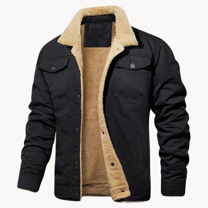 Stylish Bomber Leather Jacket - VibreMode