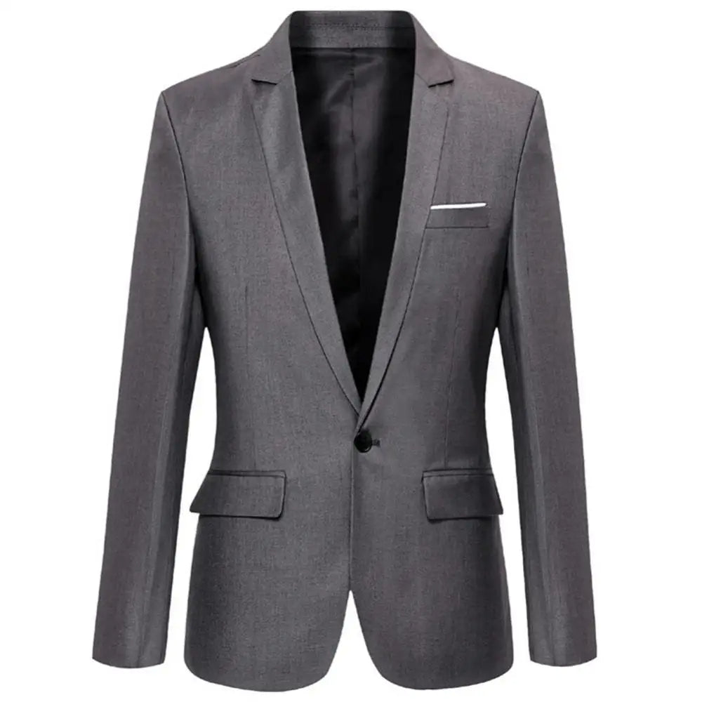 Men's Slim Fit Business Blazer