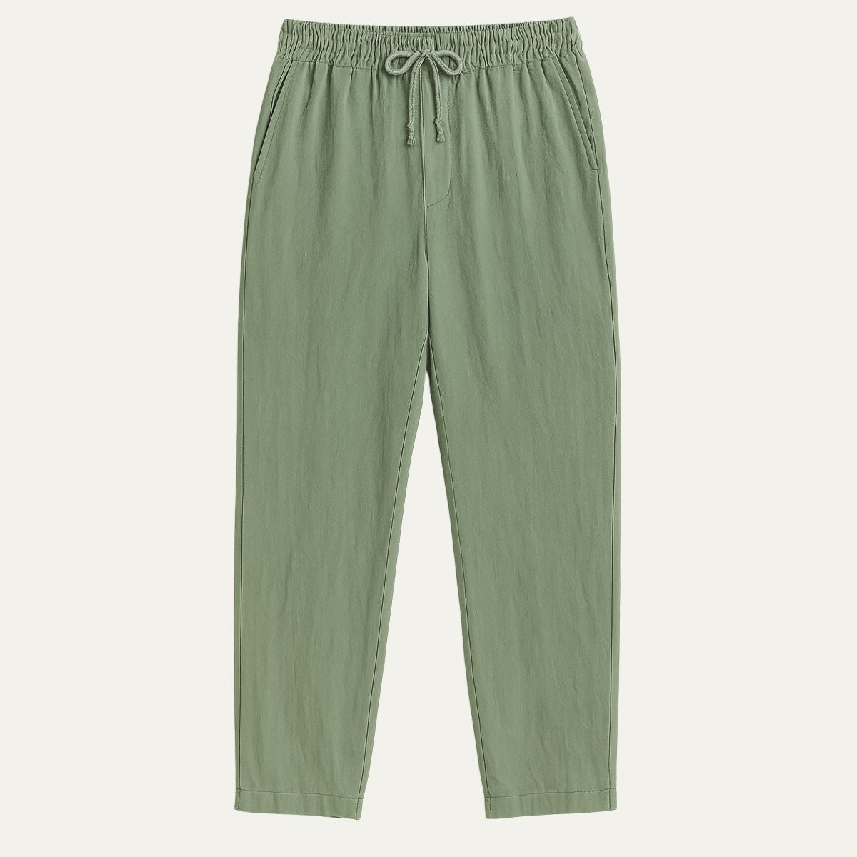 Men's Linen Pants Beige - VibreMode