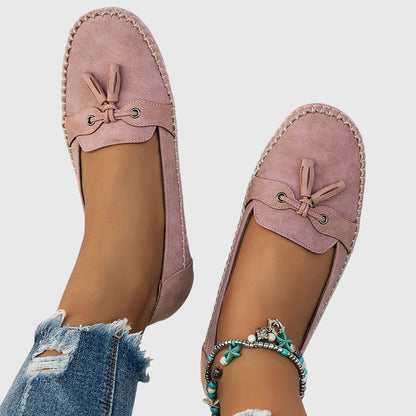 Cozy Slip On Leather Loafers