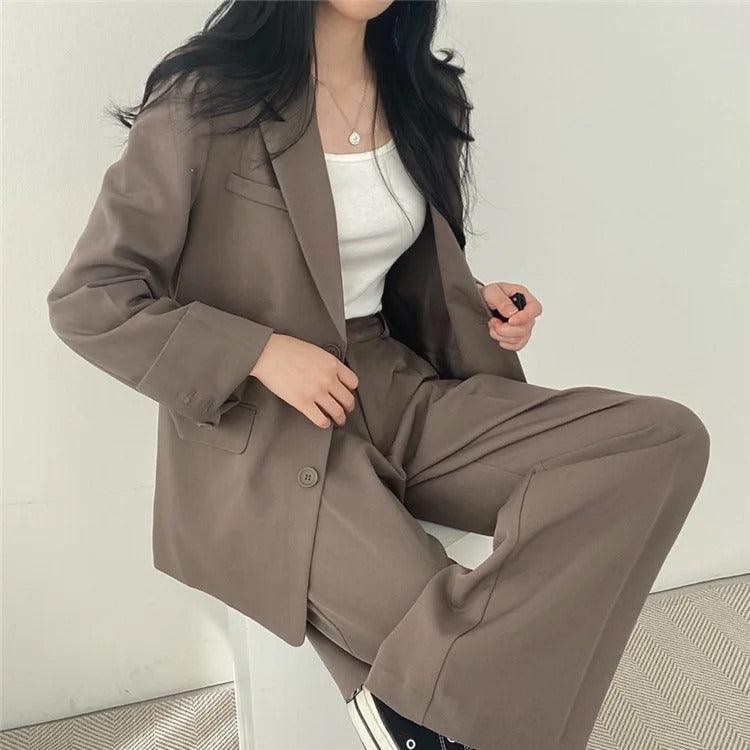 Classic Ladies Two Piece Suit Set