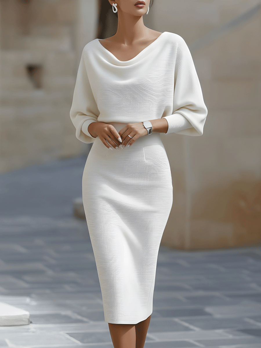 Chic Flowy Knee Length Dress