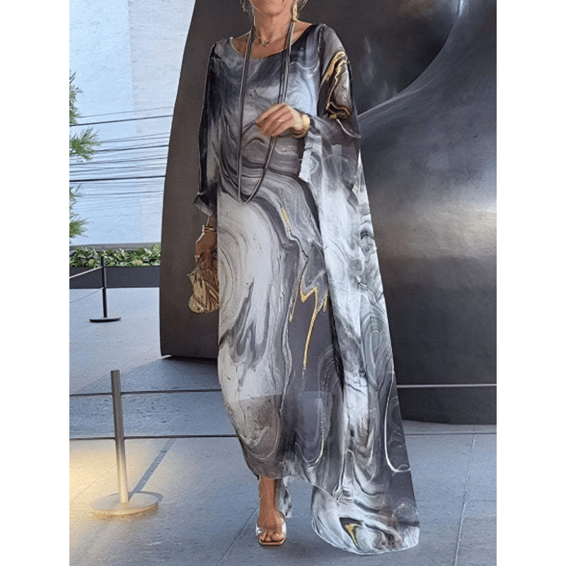 Elegant Floral Maxi Dress
