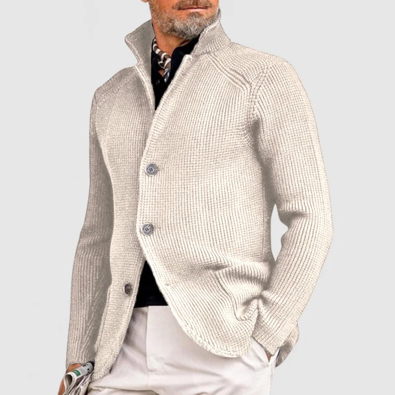 Men's Hooded Knitted Cardigan