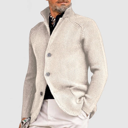 Men's Hooded Knitted Cardigan