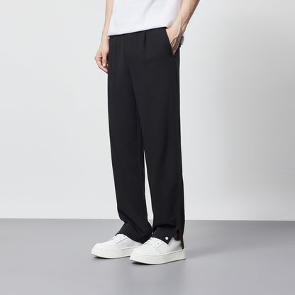 Men's Pleated Wide Leg Pants