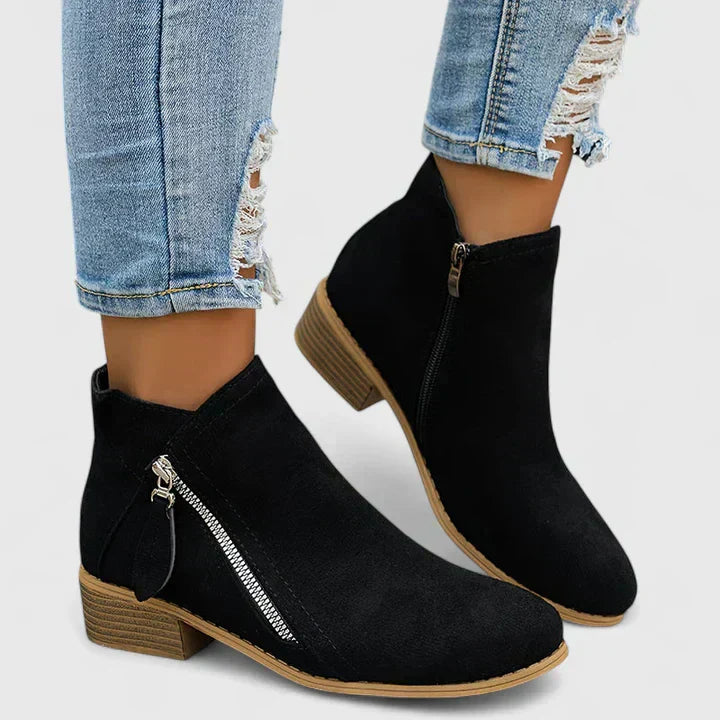 Comfortable Low Heel Ankle Support Boots for Women