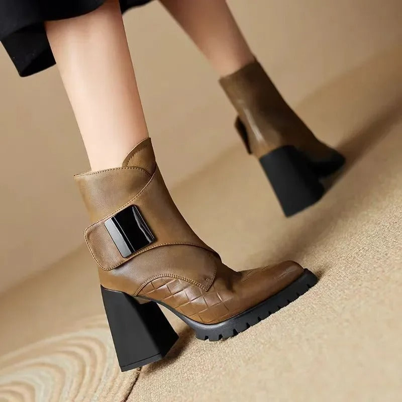 Women's Ankle Boots Strap Detail