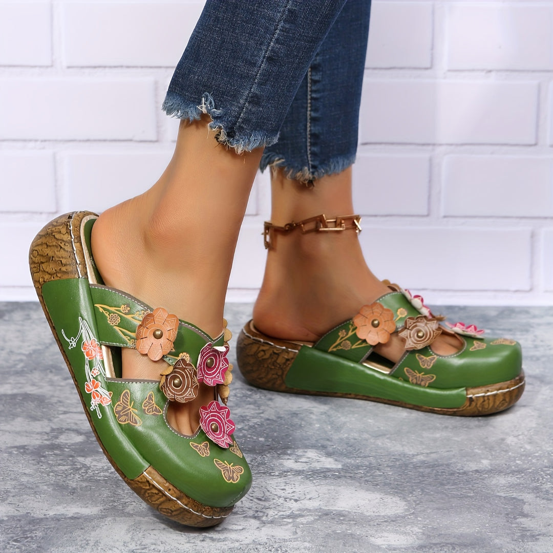Comfortable High Heel Wedge Sandals