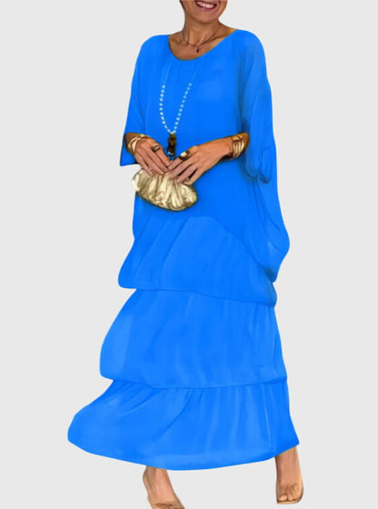 Boho Chic Flowy Maxi Dress for Women