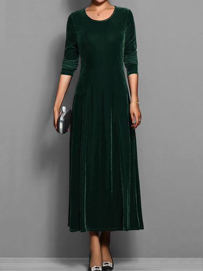 Women's Soft Velvet Dress