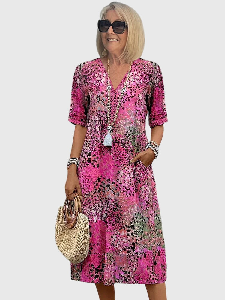 Trendy Graphic A-Line Dress