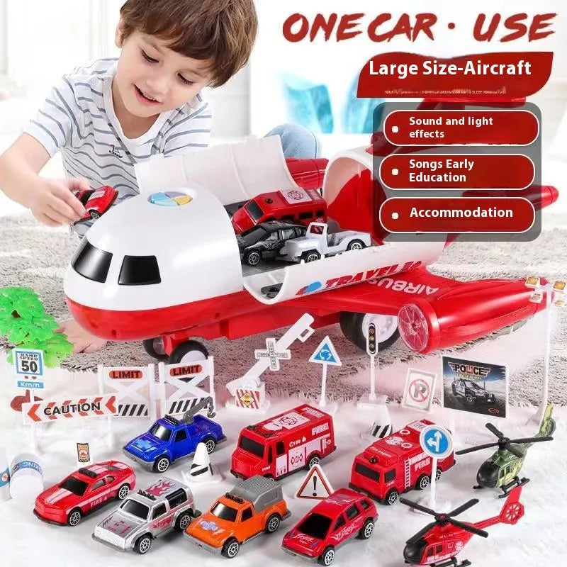 Airplane Playset Construction Vehicles Large