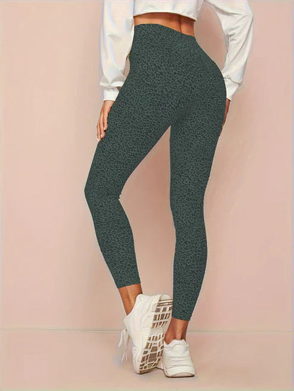 Women's High-Waist Leopard Leggings