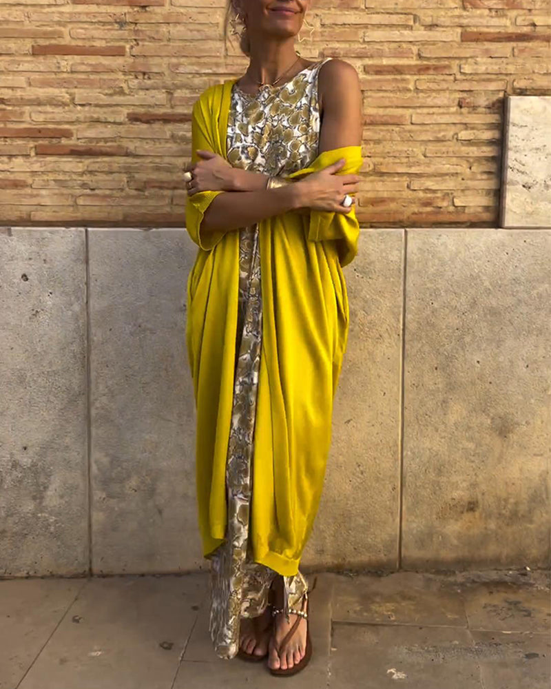 Women's Elegant Maxi Dress Set