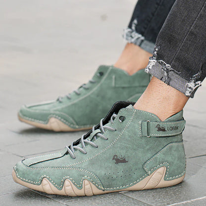 Leather Walking Shoes Comfortable Balance Design