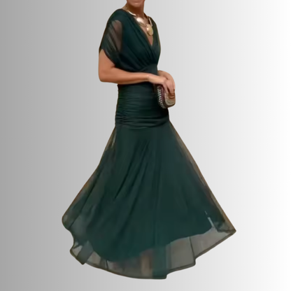Women's Maxi Dress Soft V-Neckline