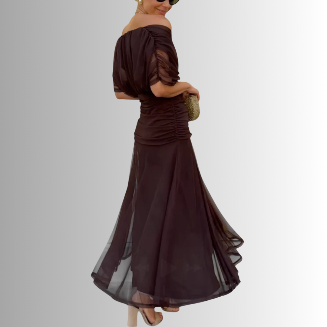 Women's Maxi Dress Soft V-Neckline