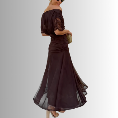 Women's Maxi Dress Soft V-Neckline