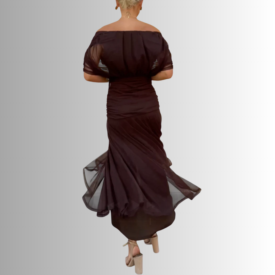 Women's Maxi Dress Soft V-Neckline