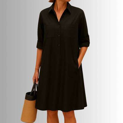 Women's Lightweight Button Dress