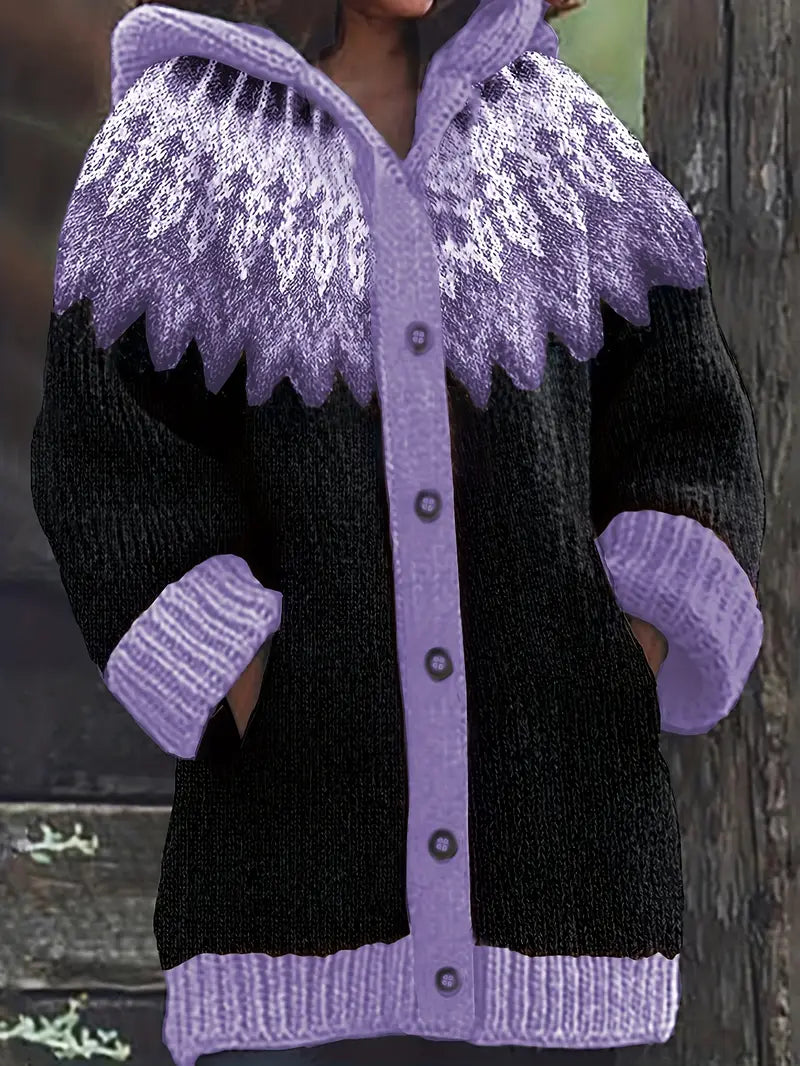 Relaxed Fit Hoodie Sweater Cardigan