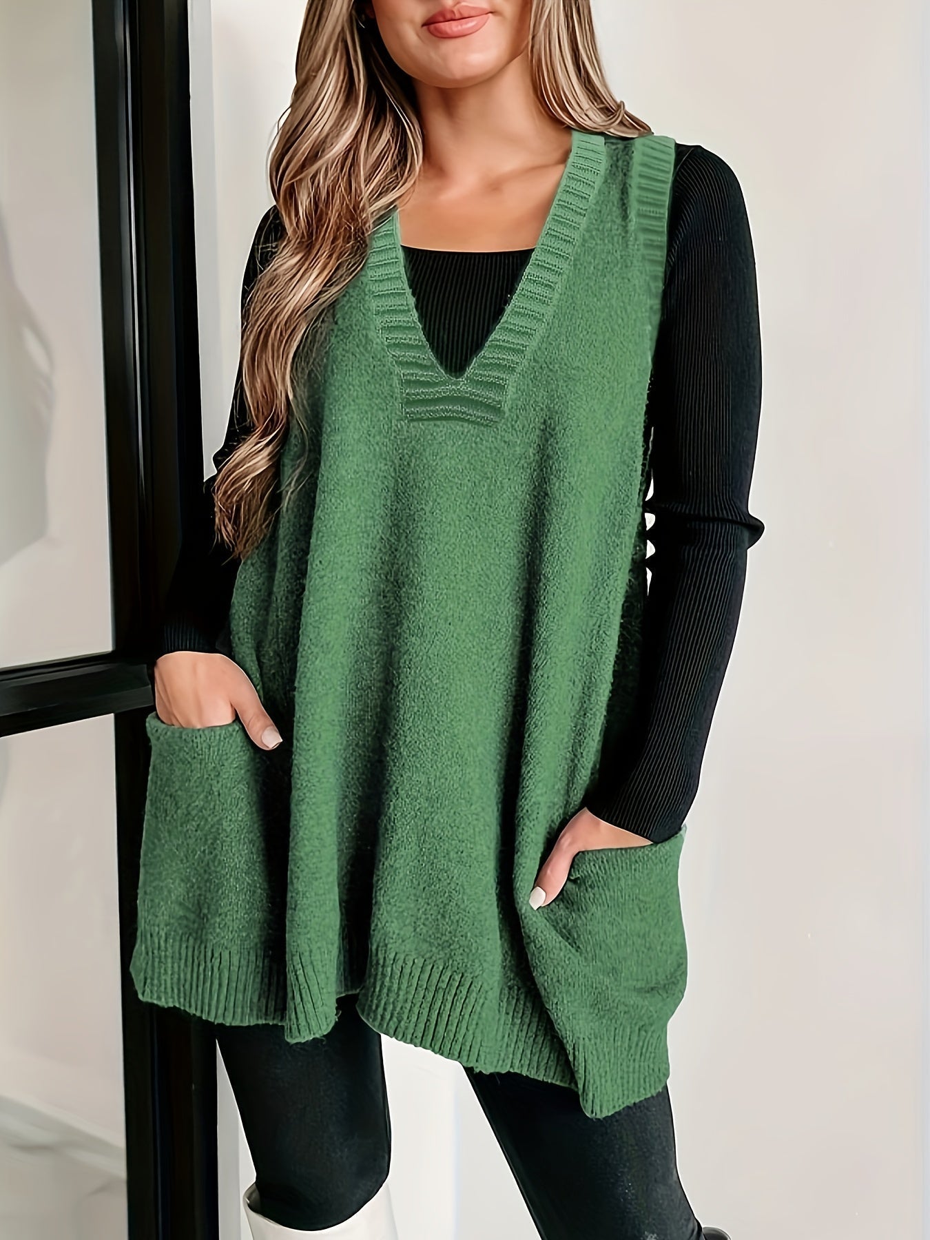 Aria™ | Casual V-Neck Vest - VibreMode