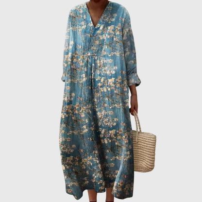 Ladies' Chic Layered Midi Dress