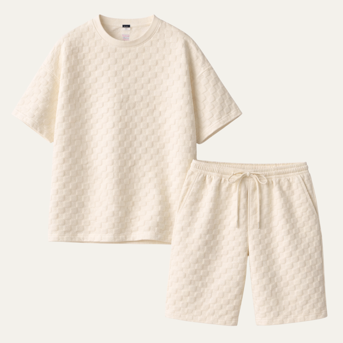Men's Oversized Summer T Shirt And Shorts Set - VibreMode