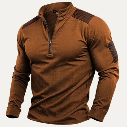 Men's Tactical Sweater Lightweight Half Zip