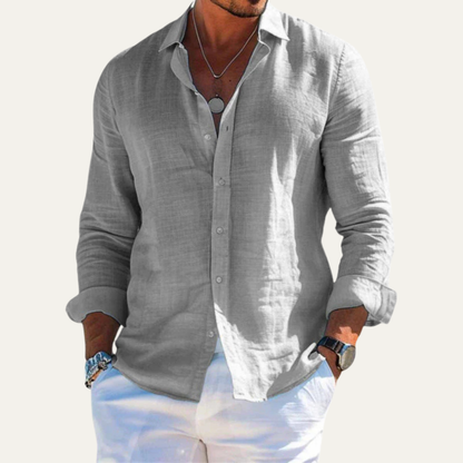 Men's Cotton Linen Casual Shirt