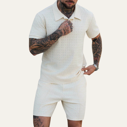 Men's Trendy Shirt And Shorts Set