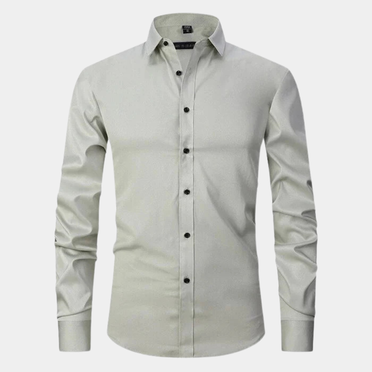 Men's Slim Fit Stretch Long Sleeve Dress Shirt